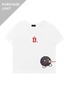 Main View - Click To Enlarge - D.DESIRABLE - x Lane Crawford Blushing Coal Balls Print T-Shirt