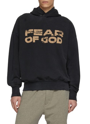 Main View - Click To Enlarge - FEAR OF GOD - Logo Hoodie