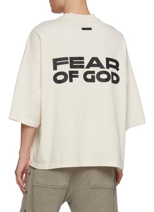 Back View - Click To Enlarge - FEAR OF GOD - Disciple Print Relaxed Cotton T-Shirt