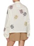 Back View - Click To Enlarge - FAFAMOON - Sheer Embroidered Cotton Shirt