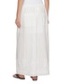 Back View - Click To Enlarge - FAFAMOON - Embroidered Patchwork Cotton Wide Leg Pants