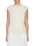 Main View - Click To Enlarge - FAFAMOON - Crocheted Cotton Knit Vest