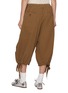 Back View - Click To Enlarge - FAFAMOON - Pleated Drawstring Hem Cargo Pants