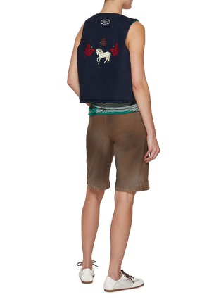 Figure View - Click To Enlarge - FAFAMOON - Reversible Embroidered Waistcoat