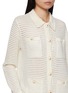  - CRUSH COLLECTION - Velvet Pointelle Lapel Cardigan