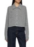 CRUSH COLLECTION Collared Cashmere Cardigan