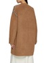 Back View - Click To Enlarge - CRUSH COLLECTION - Contrast Trim Teddy Bouclé Coat