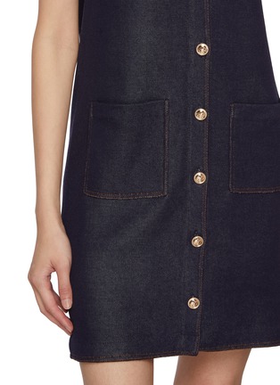  - CRUSH COLLECTION - Denim Look Vest Dress