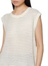  - CRUSH COLLECTION - Velvet Pointelle Round Neck Vest