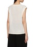 Back View - Click To Enlarge - CRUSH COLLECTION - Velvet Pointelle Round Neck Vest