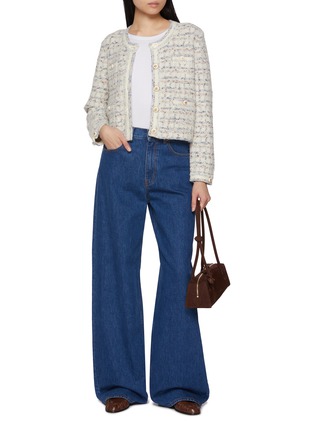 Figure View - Click To Enlarge - CRUSH COLLECTION - Checkered Tweed Jacket