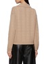 Back View - Click To Enlarge - CRUSH COLLECTION - Cable Knit Pointelle Lapel Wool Cashmere Cardigan