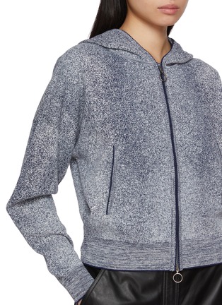  - CRUSH COLLECTION - Denim Look Hooded Cardigan