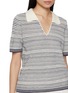  - CRUSH COLLECTION - Striped Wool Polo Shirt