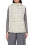 Main View - Click To Enlarge - CRUSH COLLECTION - Checkered Tweed Gilet