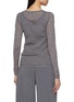 Back View - Click To Enlarge - CRUSH COLLECTION - Layered Crewneck Wool Top