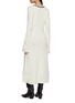 Back View - Click To Enlarge - CRUSH COLLECTION - Contrast Trim Wool Cashmere Maxi Dress