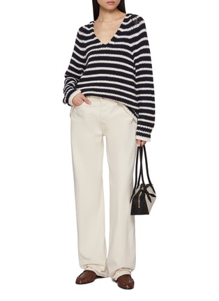Figure View - Click To Enlarge - CRUSH COLLECTION - Striped Knit Top