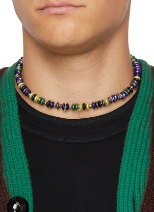 Figure View - Click To Enlarge - SACAI - Pearl Disc Necklace