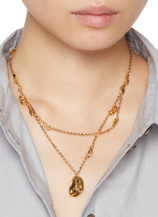 Figure View - Click To Enlarge - LEMAIRE - Estampe Gold Plated Brass Necklace