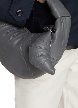 Front View - Click To Enlarge - LEMAIRE - Mini Croissant Leather Keyring