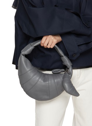 Figure View - Click To Enlarge - LEMAIRE - Mini Croissant Leather Keyring