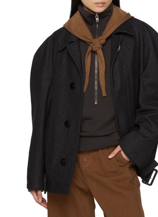 Figure View - Click To Enlarge - LEMAIRE - Fine Wool Head Scarf