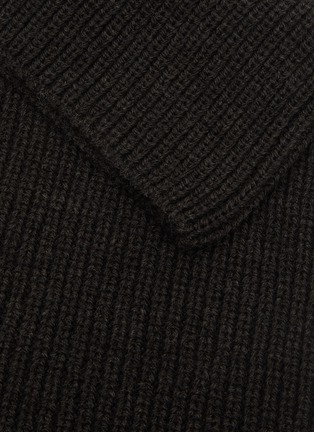 Detail View - Click To Enlarge - LEMAIRE - Ribbed Knit Snood