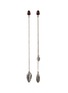 Main View - Click To Enlarge - LEMAIRE - Asymmetric Brass Resin Drop Earrings