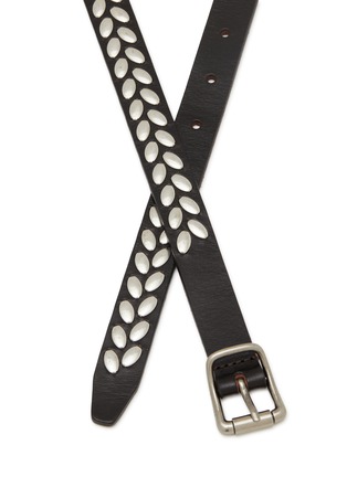 Detail View - Click To Enlarge - LEMAIRE - Almond Stud Leather Belt