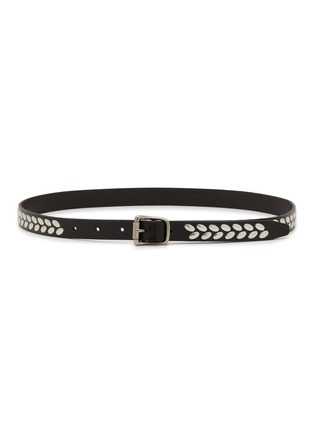 Main View - Click To Enlarge - LEMAIRE - Almond Stud Leather Belt