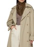 Figure View - Click To Enlarge - LEMAIRE - Large Leather Triangle Scarf