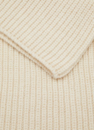 Detail View - Click To Enlarge - LEMAIRE - Ribbed Knit Snood