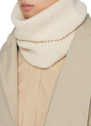 Figure View - Click To Enlarge - LEMAIRE - Ribbed Knit Snood