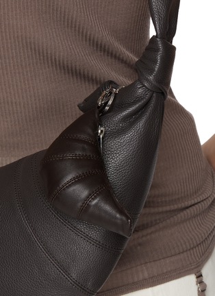 Front View - Click To Enlarge - LEMAIRE - Mini Croissant Leather Keyring