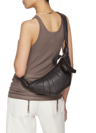 Figure View - Click To Enlarge - LEMAIRE - Mini Croissant Leather Keyring