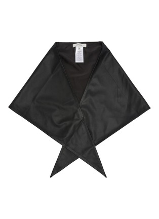 Main View - Click To Enlarge - LEMAIRE - Large Leather Triangle Scarf