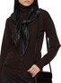 Figure View - Click To Enlarge - LEMAIRE - Large Leather Triangle Scarf