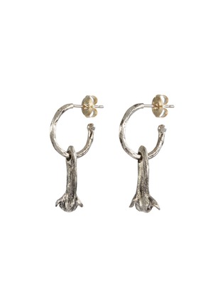 Main View - Click To Enlarge - LEMAIRE - Clove Brass Hoop Earrings