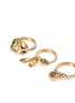 Detail View - Click To Enlarge - LEMAIRE - Estampe Gold Plated Brass Ring — Set of 3