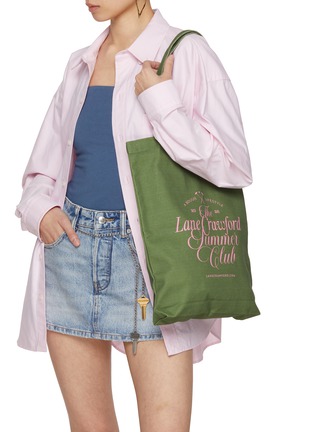 Figure View - Click To Enlarge - LANE CRAWFORD SELECTION - Summer Club Printed Tote Bag
