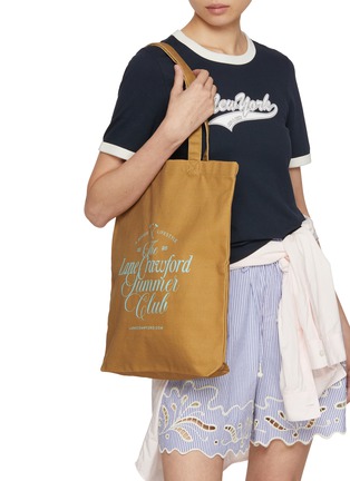 Figure View - Click To Enlarge - LANE CRAWFORD SELECTION - Summer Club Printed Tote Bag
