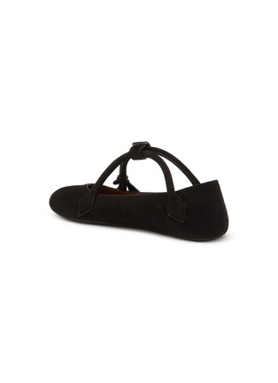  - ALAÏA - Le Teckel Suede Ballerina Flats