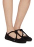 Figure View - Click To Enlarge - ALAÏA - Le Teckel Suede Ballerina Flats