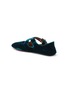  - ALAÏA - Criss Cross Velvet Ballerina Flats