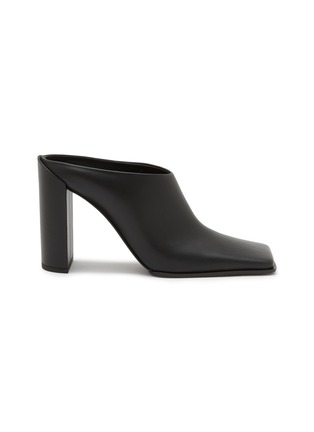 Main View - Click To Enlarge - ALAÏA - Square 90 Leather Mules