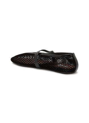  - ALAÏA - La Ballerine Patent Mesh Mary Jane Flats