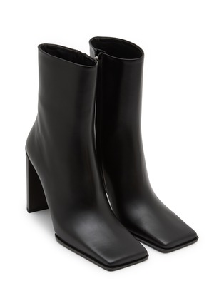 Detail View - Click To Enlarge - ALAÏA - Square 90 Leather Boots