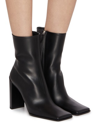 Figure View - Click To Enlarge - ALAÏA - Square 90 Leather Boots