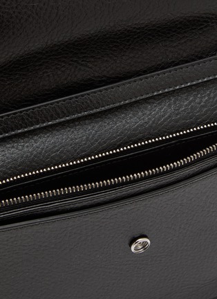 Detail View - Click To Enlarge - LEMAIRE - Soft Tab Wallet Leather Crossbody Bag